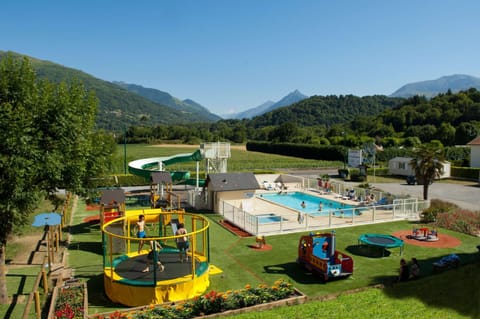 Natural landscape, Children play ground, Aqua park, Mountain view, Swimming pool