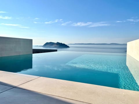 Natural landscape, Pool view, Sea view, Swimming pool, Swimming pool, Sunset