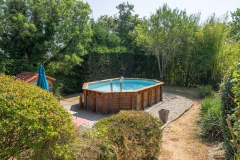 Property building, Living room, Swimming pool