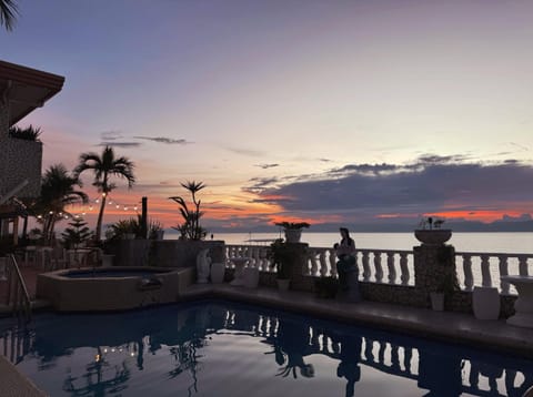 Sea view, Swimming pool, Sunset