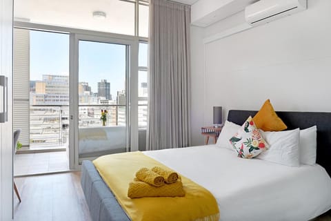 Bed, View (from property/room), towels