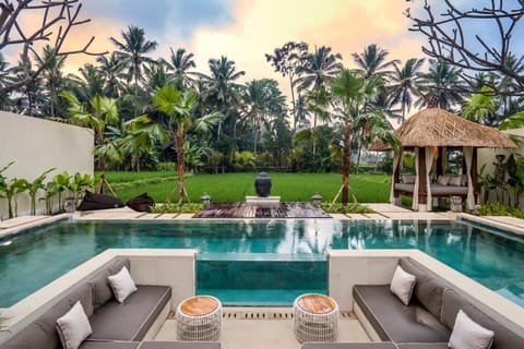 Natural landscape, Seating area, Pool view, Swimming pool