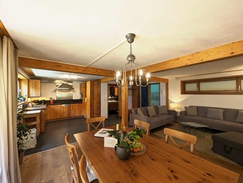 Kitchen or kitchenette, Living room, Seating area, Dining area, minibar, pet friendly