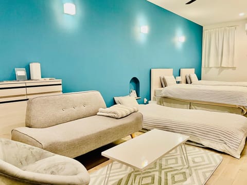 Bed, Living room, Photo of the whole room, Bedroom