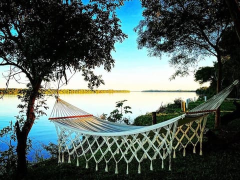 Natural landscape, Garden, Garden view, River view, sunbed