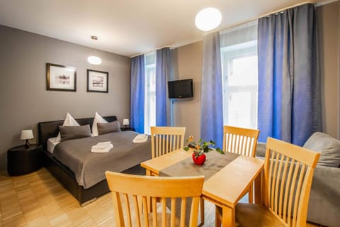 Bed, Living room, Seating area, Bedroom