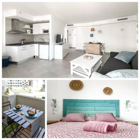 Kitchen or kitchenette, Living room, Photo of the whole room, Seating area, Dining area, Bedroom