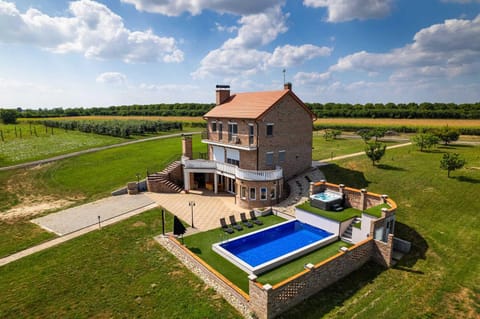 Property building, Natural landscape, Pool view, Swimming pool