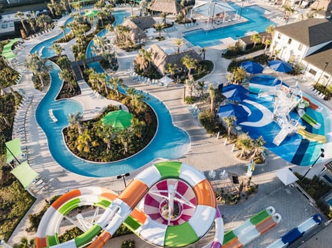Bird's eye view, Aqua park, Swimming pool