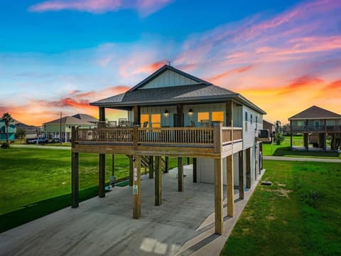 Property building, Sunset