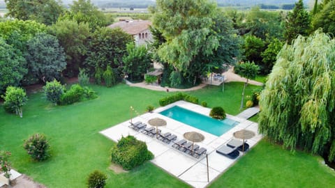 Natural landscape, Garden, Pool view, Swimming pool, sunbed