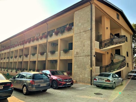 Facade/entrance, Summer, On site, Sunset