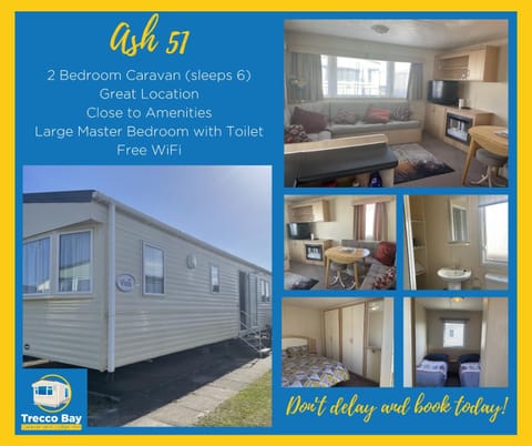 2 Bedroom Caravan - Ash 51, Trecco Bay House in Porthcawl