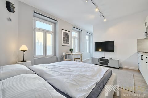 Bed, TV and multimedia, Living room, Photo of the whole room