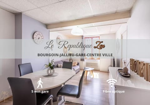 Le République-Gare-Centre ville Apartment in Bourgoin-Jallieu