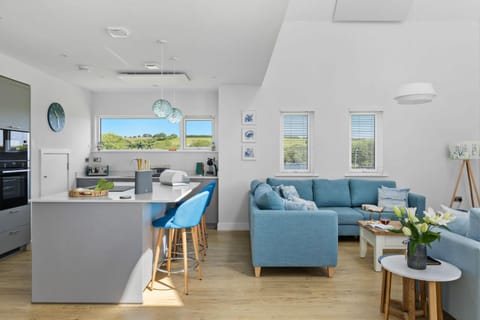 Coffee/tea facilities, Kitchen or kitchenette, Living room, oven, toaster