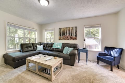 Walloon Lake Getaway with Fire Pit - Walk to Water! House in Walloon Lake