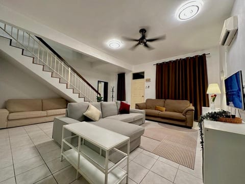 Living room, fireplace