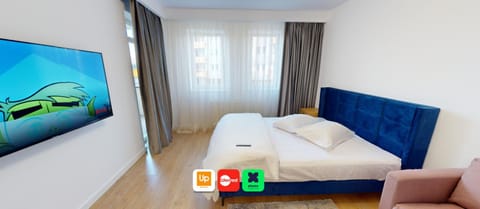 Bed, Photo of the whole room, Bedroom, wardrobe
