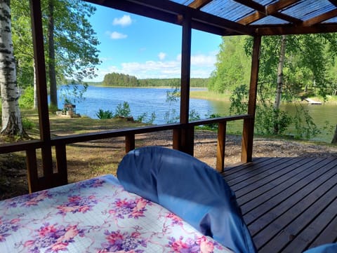 Natural landscape, Balcony/Terrace, Lake view