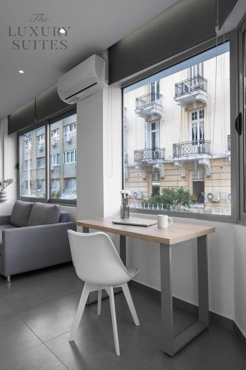 Living room, air conditioner