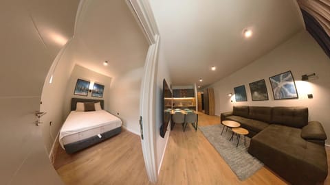 Living room, Bedroom