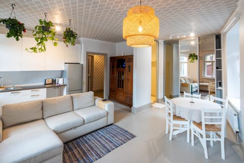 Kitchen or kitchenette, Living room, Dining area