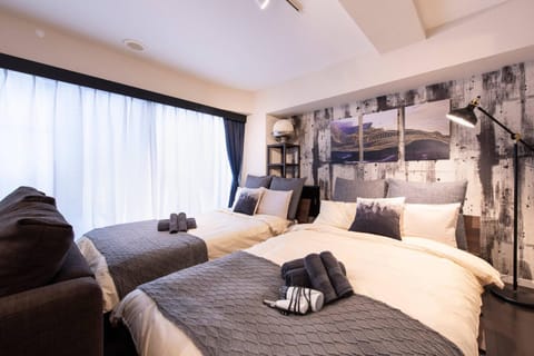 Bed, Seating area, Bedroom, towels