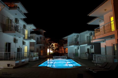 Night, Swimming pool, Swimming pool