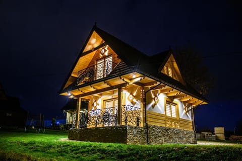 Property building, Night, Garden view
