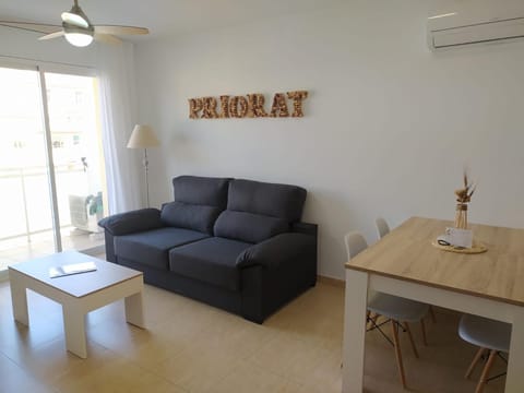 Living room, fireplace, air conditioner