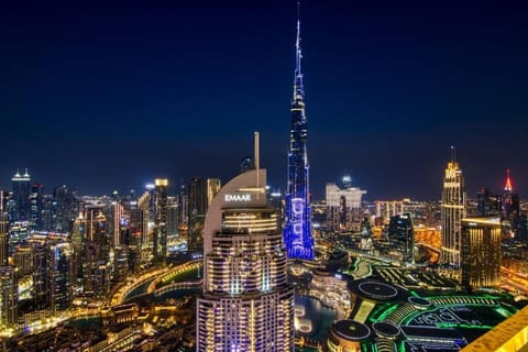 Night, Bird's eye view, City view