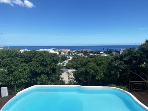 Natural landscape, Pool view, Sea view, Swimming pool