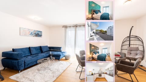Lit Living: Luxus - Box Spring - Parking - Terrace Apartment in Mannheim