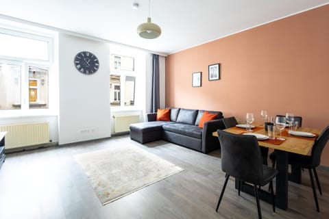 Living room, Seating area, Dining area