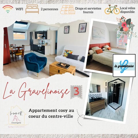 Gravelines centre, appartement cosy-La Gravelinoise 3 Apartment in Hauts-de-France