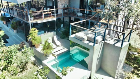 Property building, Patio, Day, Garden, View (from property/room), Balcony/Terrace, Garden view, Pool view, Swimming pool, sunbed