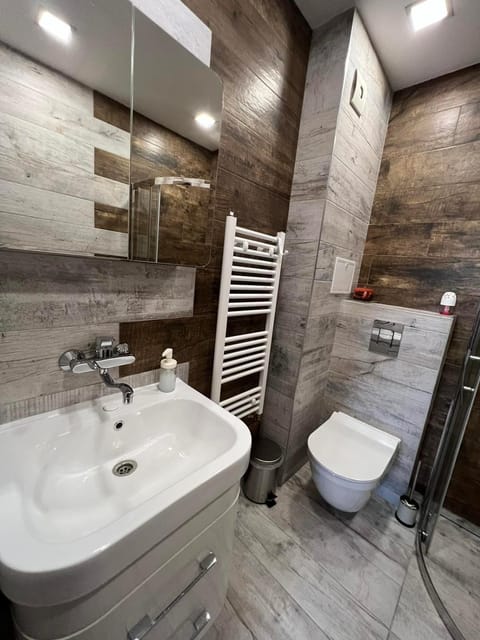 Shower, Toilet, Bathroom, towels