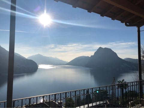 Nearby landmark, Day, Natural landscape, View (from property/room), Balcony/Terrace, Lake view, Mountain view