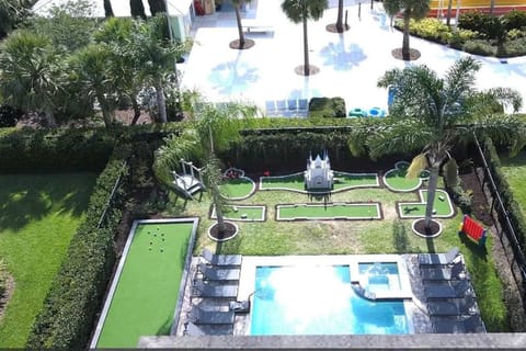 Spring, Natural landscape, Garden, Minigolf, Garden view, Pool view, sunbed