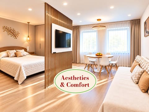 TV and multimedia, Seating area, Dining area, Bedroom, locker, soundproof, wardrobe