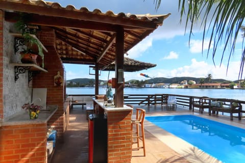 BBQ facilities, View (from property/room), Dining area, Lake view, Swimming pool