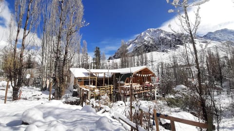 Property building, Natural landscape, Winter, Mountain view
