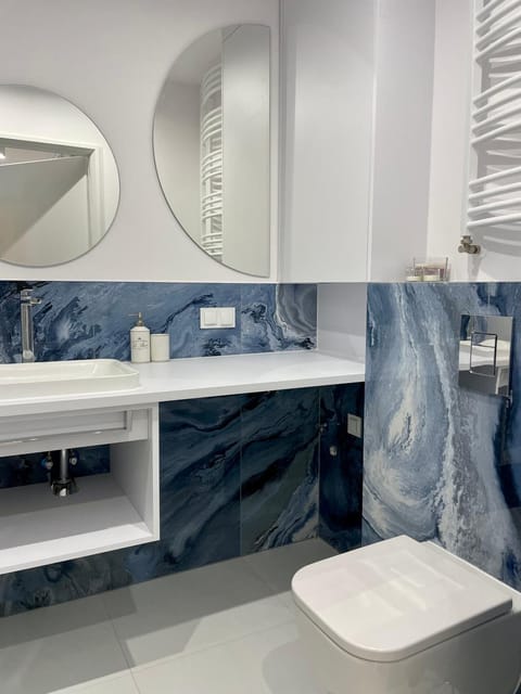 Toilet, Bathroom, towels, washing machine