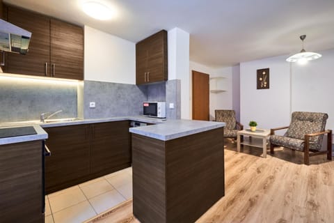 Kitchen or kitchenette, Living room, kitchen