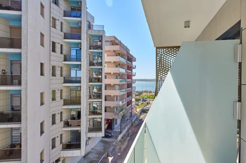 Property building, Day, Neighbourhood, View (from property/room), Balcony/Terrace, City view, Street view