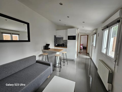 Kitchen or kitchenette, Living room