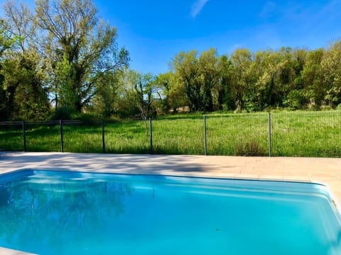 Spring, Day, Natural landscape, Garden, Garden view, Pool view, Swimming pool