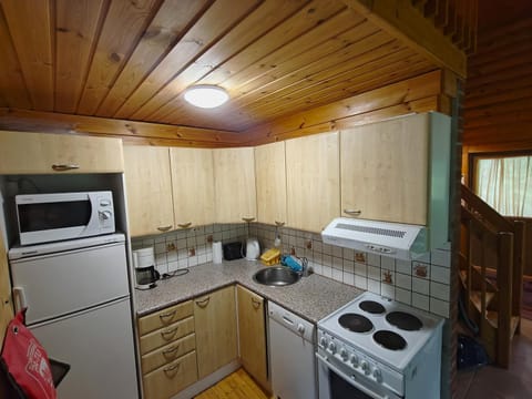 Kitchen or kitchenette, dishwasher, oven, stove, toaster
