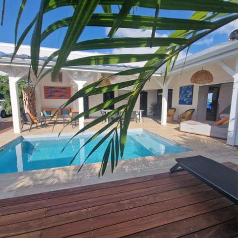 Pool view, sunbed